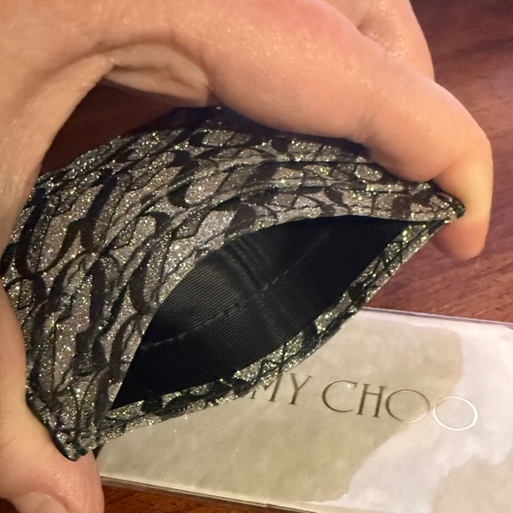 JIMMY CHOO UMIKA GLITTER CARD CASE - Picture 7 of 7